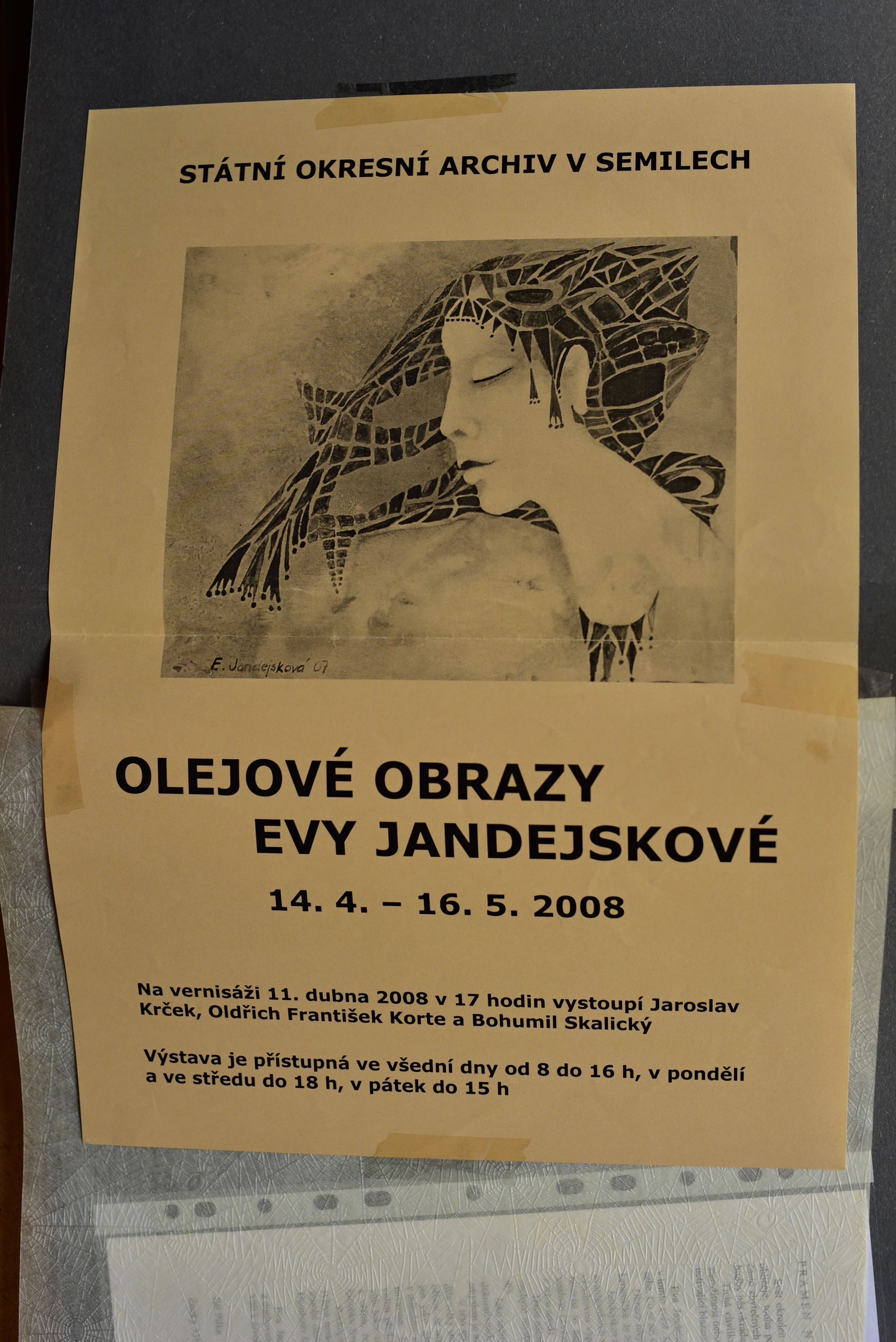 2008 Výstava Olejové obrazy Evy Jandejskové - obrázek 37