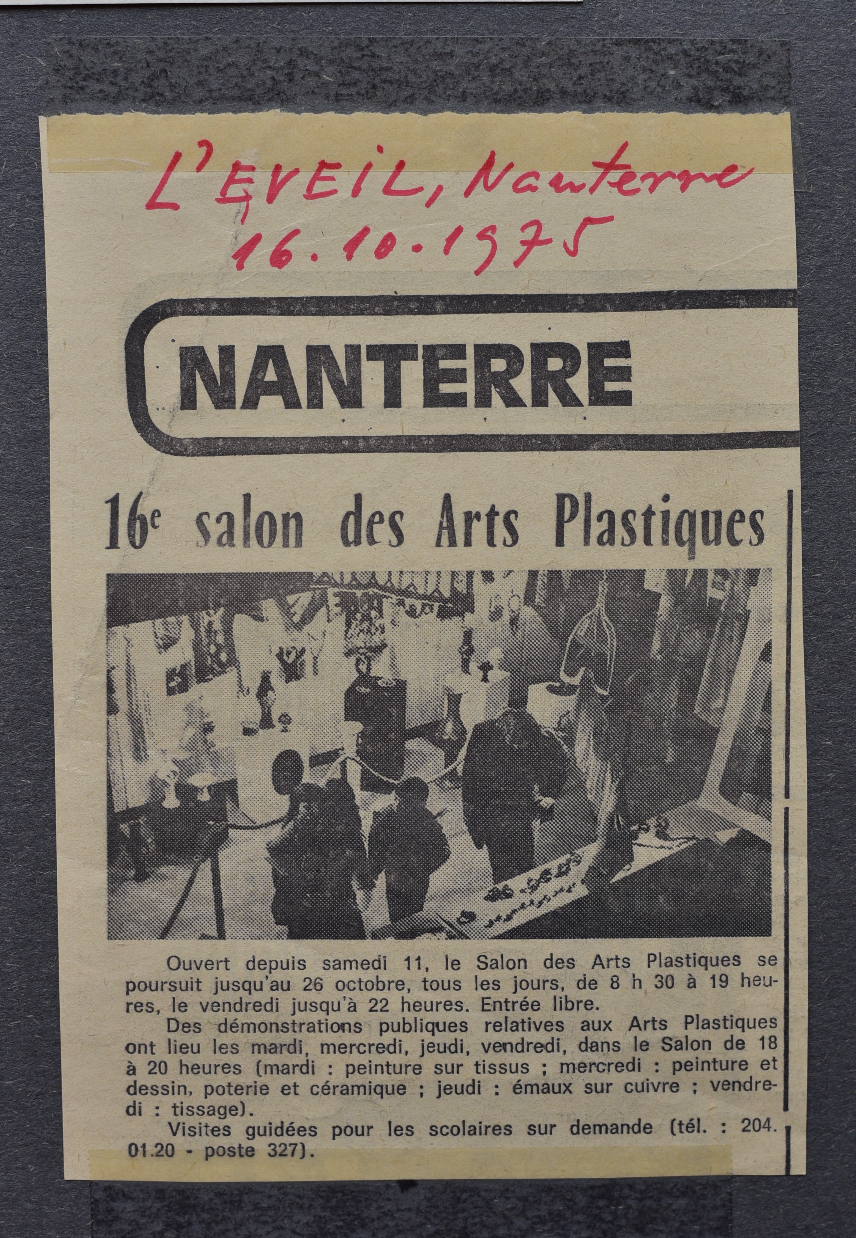 1975 Výstava v Paříži ve čtvrti Nanterre - obrázek 11