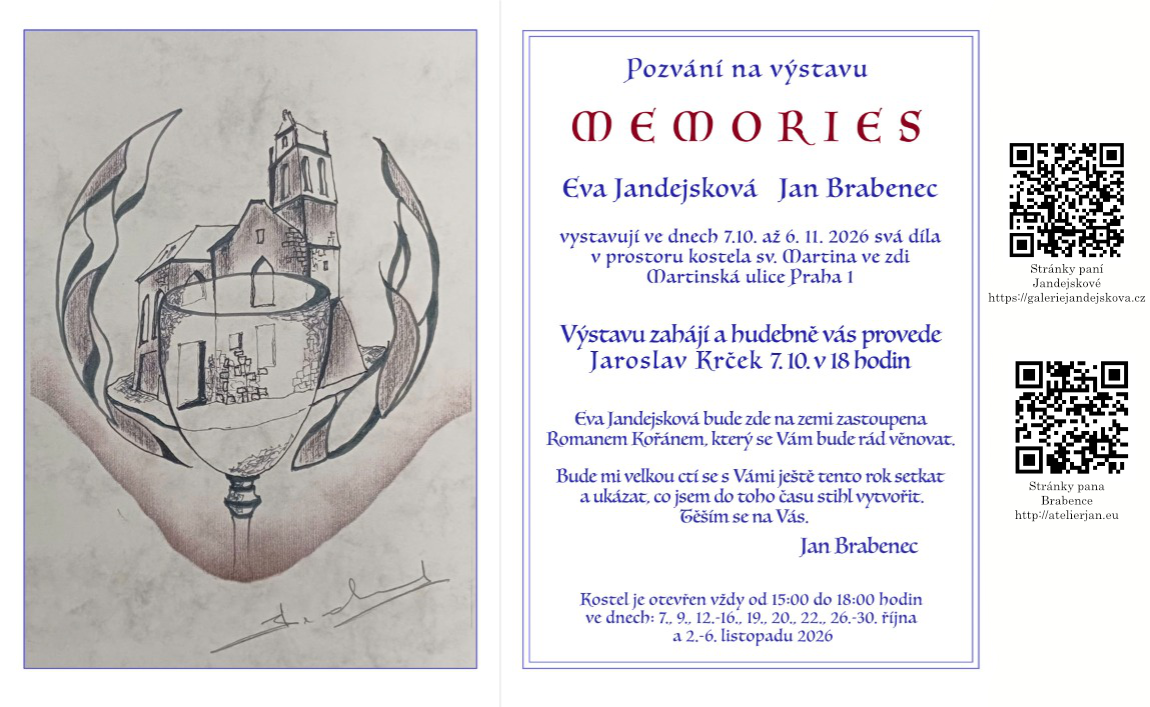 Výstava MEMORIES - Eva Jandejsková a Jan Brabenec